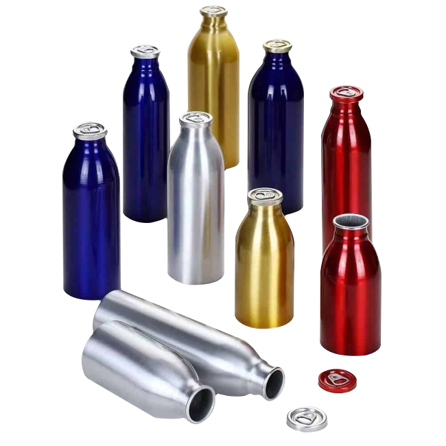 Aluminum beer bottle