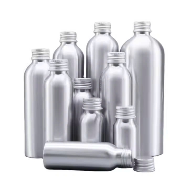 Aluminum additive bottle - Short neck