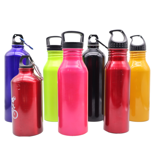 Aluminum flask bottle for sport