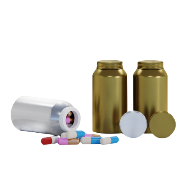 Aluminum capsule bottle