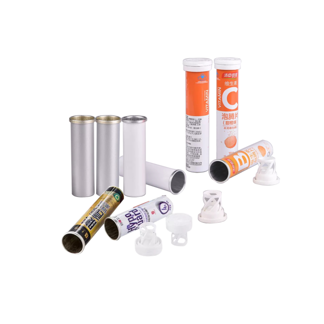 Aluminum vitamin effervescent tablets tube